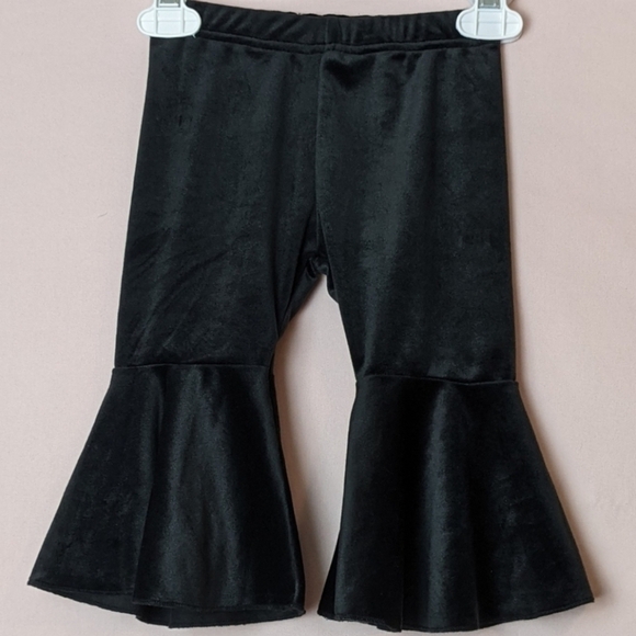 Bailey's Blossoms Velour Bell Bottoms Flare Pants size 9-12 Months - Picture 1 of 5